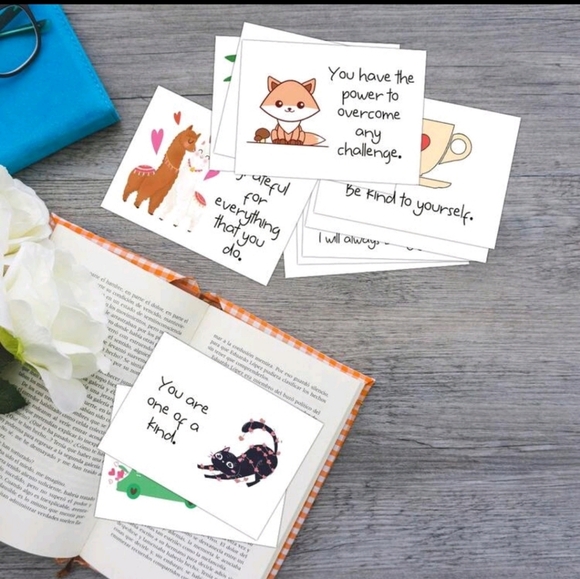 Inspirational Quote Cards with Cute Animal Illustrations - Picture 4 of 5